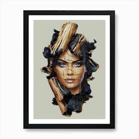 Face Of A Woman 2 Art Print