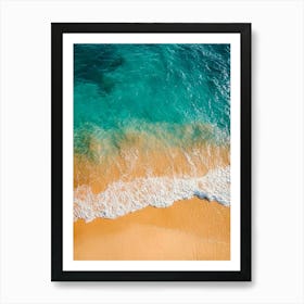 Aerial View Of A Beach 173 Art Print