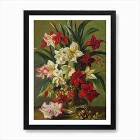 Amaryllis Painting 1 Flower Art Print