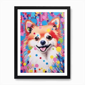 Pomeranian Pop Art 2 Art Print