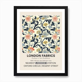 Poster Petalgrove London Fabrics Floral Pattern 2 Póster