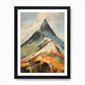 Yr Wyddfa Wales 2 Mountain Painting Art Print