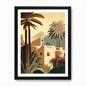 Cabo San Lucas Mexico Rousseau Inspired Tropical Destination Art Print