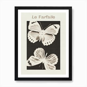Butterflies, Le Farfalle 1 Art Print