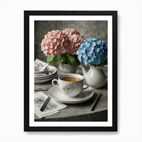 Hydrangeas 1 Art Print