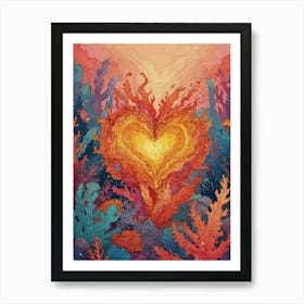 Heart Of The Ocean 1 Art Print