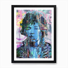 Jimi Hendrix Art Print