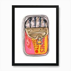 Fish In A Can Art Print