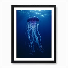 Box Jellyfish Ocean Realistic 3 Art Print