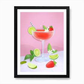 Cocktail Daiquiri Art Print