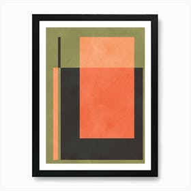 Expressive geometric harmony 3 Art Print