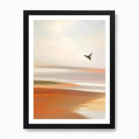 Chesil Beach, Dorset Neutral 1 Art Print