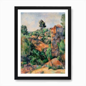 Bibémus Quarry, Paul Cézanne Art Print