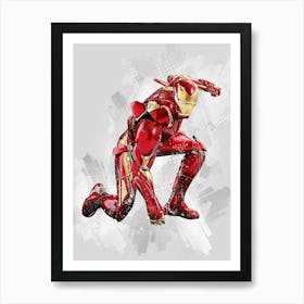 Iron Man Tony Stark Infinity War Art Print