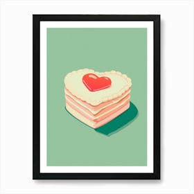 Valentine'S Day Cake Art Print
