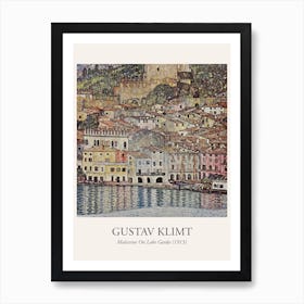 Malcesine On Lake Garda, 1913 By Gustav Klimt Art Print Poster Art Print