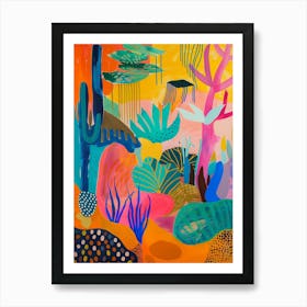 Cactus Garden Art Print