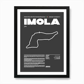 F1 Race Track Imola Formula 1 Racing Track F1 Merch Formula One F1 Poster Formula 1 Poster F1 Art Print