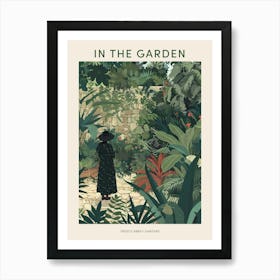 In The Garden Poster Tresco Abbey Gardens United Kingdom 4 Art Print