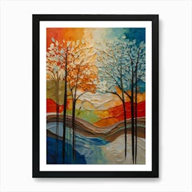 Leonardo Kino Xl An Abstract Painting Inspired By Nature Blend 3 Poster