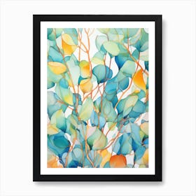 Eucalyptus Leaves 1 Art Print