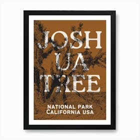 Joshua Tree National Park | California Desert Travel Landscape Scenery 6 Poster