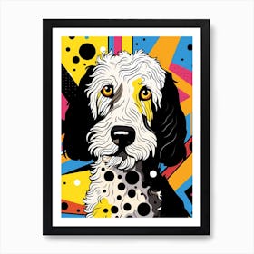 Pop Art Golden Doodle 3 Art Print