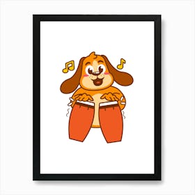 Prints, posters, nursery and kids rooms. Fun dog, music, sports, skateboard, add fun and decorate the place.10 Art Print