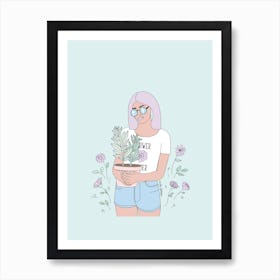 Flower Power Art Print