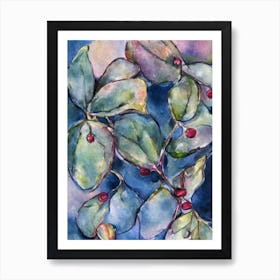 Salal Berry 3 Classic Fruit Art Print