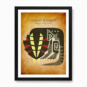 Great Girros Vintage Art Print