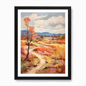 Autumn Gardens Painting Wave Hill Usa 3 Art Print