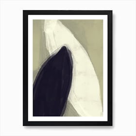 Scandi Leafs Art Print