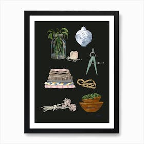 French Vintage Collection Art Print