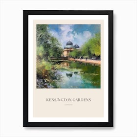 Kensington Gardens London United Kingdom 2 Vintage Cezanne Inspired Poster Art Print