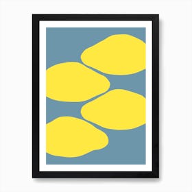 4 Lemons Art Print