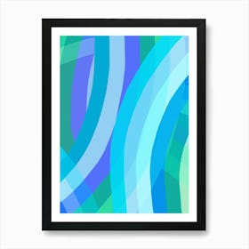 Rainbow Arch - Blue 1 Art Print