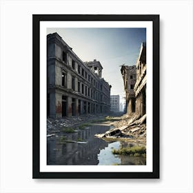 Abandoned City 2 Art Print