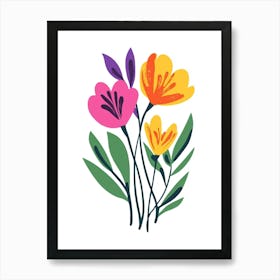 Flowers In A Vase 15 Art Print