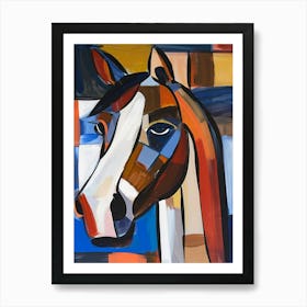 Abstract Horse Head Art Print