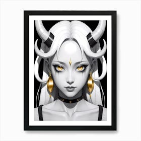 Demon Girl 1 Art Print