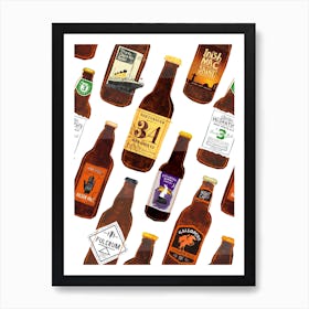Northern Irish Craft Beer Art Print
