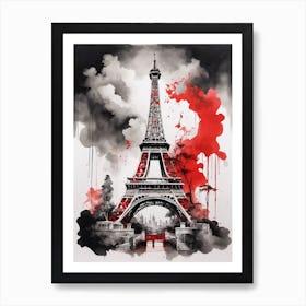 Paris Eiffel Tower 3 Art Print