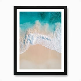 Aerial View Of The Beach 7 Art Print