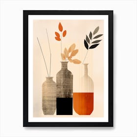 Minimal Vases Art Print