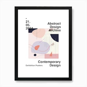 Abstract Design Archive Poster 16 Art Print