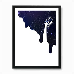 Space Background Art Print