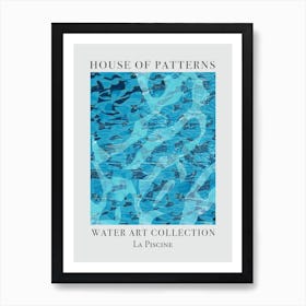 House Of Patterns La Piscine Water 12 Art Print