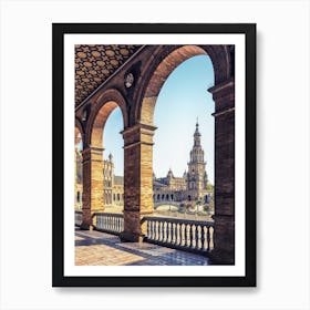 Seville Cityscape Art Print