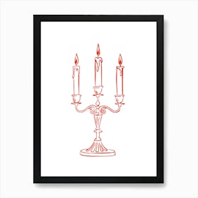 Candelabra Art Print